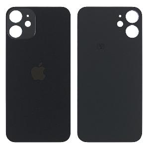 Задня кришка iPhone 12 Mini (чорна, виробництво Китай з великим отвором)